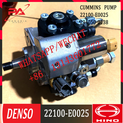 Pompa diesel professionale di iniezione di carburante del motore diesel del rifornimento 22100-E0025 J08E della fabbrica per le parti dell'escavatore 294050-0138