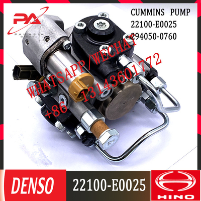 Pompa del carburante dell'iniezione del motore diesel di buona qualità J08E di DENSO per HINO 294050-0760 22100-E0025