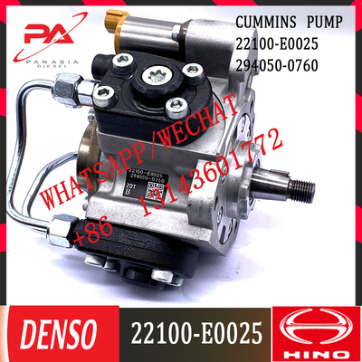 Pompa del carburante dell'iniezione del motore diesel di buona qualità J08E di DENSO per HINO 294050-0760 22100-E0025