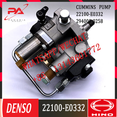 294000-0258 Pompa di iniezione diesel 22100-E0332 Ricambi auto ad alta pressione