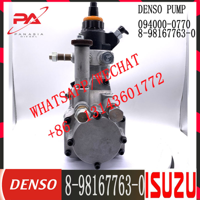 Pompa del carburante diesel dell'iniezione della ferrovia comune 094000-0770 per IS-UZU 6WG1 8-98167763-0