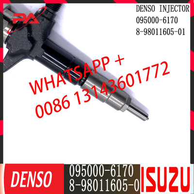 Iniettore di combustibile comune della ferrovia di DENSO 095000-6170 per il motore ISUZU 4JJ1 8-98055863-0