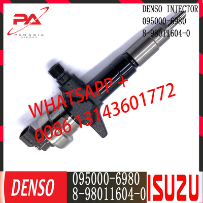 Iniettore comune diesel della ferrovia di DENSO 095000-6980 per ISUZU 8-98011604-0