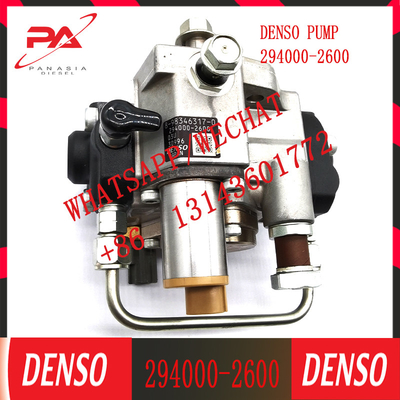 8-98346317-0 pompa del carburante comune della ferrovia di Denso 8983463170 294000-2600 per le componenti del motore di Isuzu 4HK1