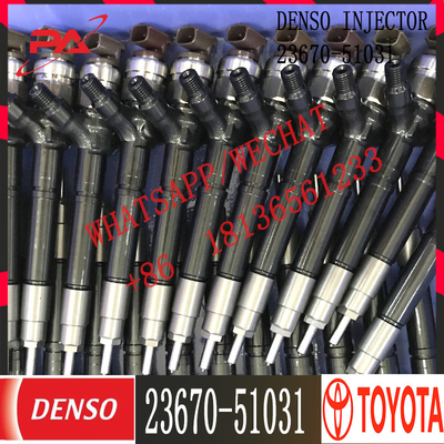 L'iniettore di combustibile comune diesel dell'iniettore della ferrovia dota 095000-9780 d'un polverizzatore 23670-51031 per Toyota